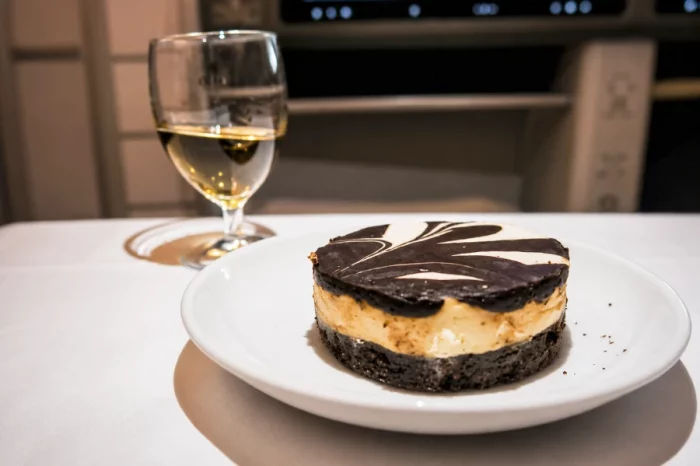 Royal Jordanian Business Class Review dessert