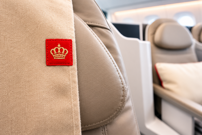 Royal Jordanian Business Class Review boarding at Chicago O'Hare