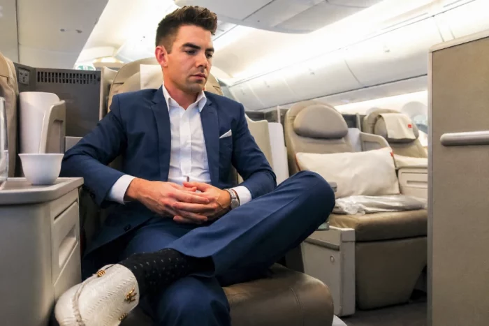 Royal Jordanian Business Class Review seat