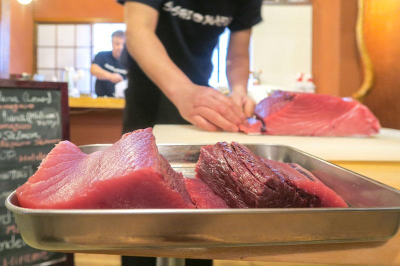 Japanese foods you must try Fresh sashimi otoro tuna Japan