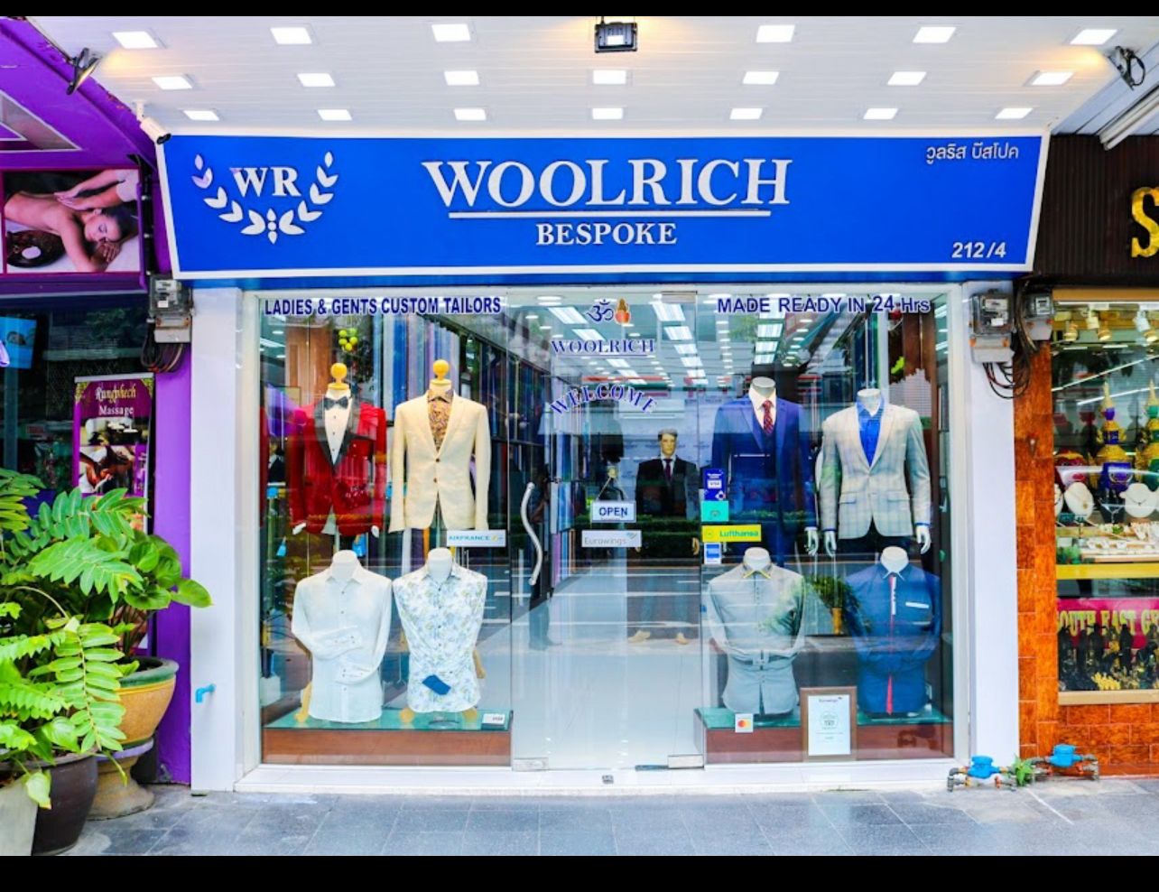 A Top Tailor in Silom - Woolrich Bespoke Tailor