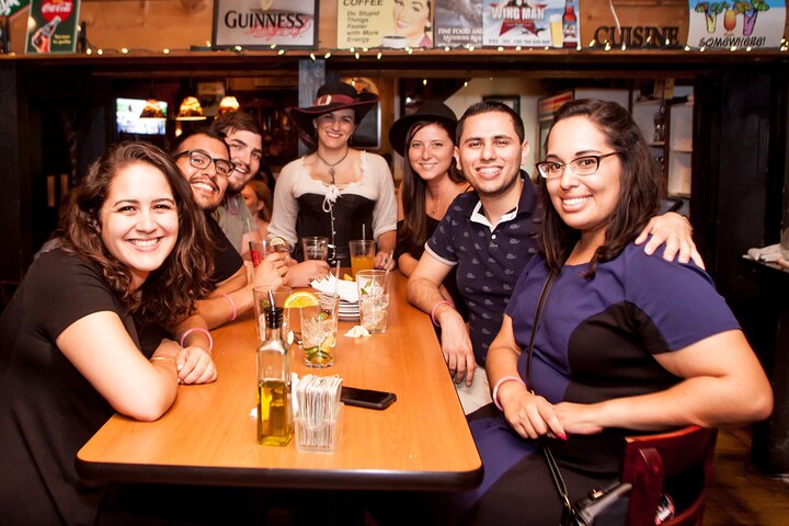 Drink at haunted location