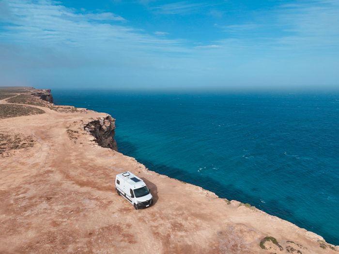Bunda Cliffs with Jayco Campervan