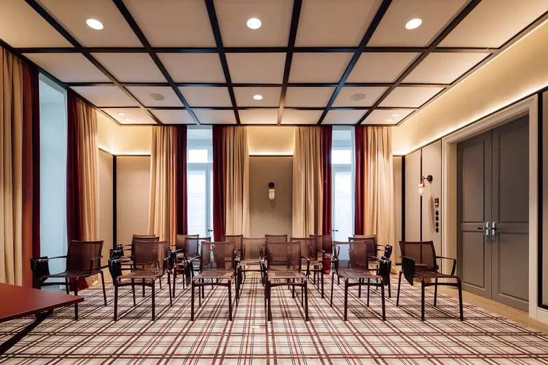 Bairro Alto Hotel lobby workspace