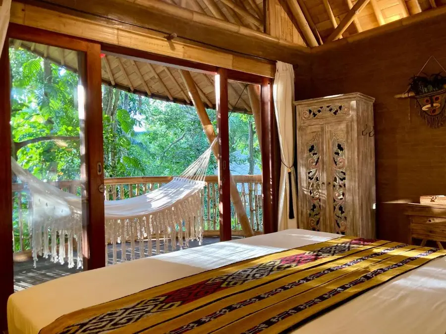 Bamboo Turtles Ecolodge bamboo structure