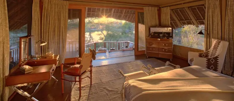 Finch Hattons Luxury Tented Camp tent exterior