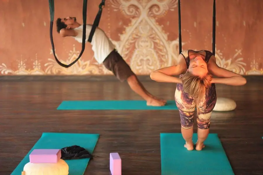 Yoga Searcher rustic chic room