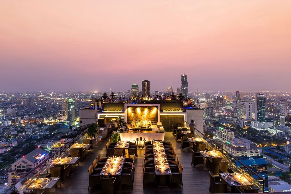 Banyan Tree Bangkok best rooftop bar in Bangkok