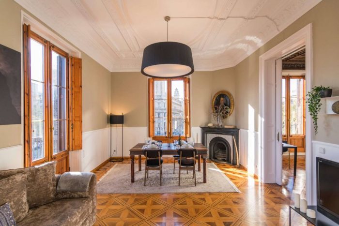 1840 Serviced Apartments Barcelona 19th century building facade