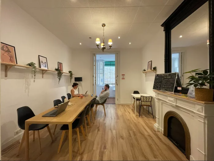 Coimpact Coliving shared lounge Barcelona