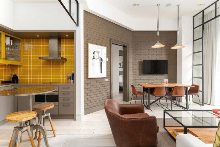 Midtown Apartments living space long stay Barcelona