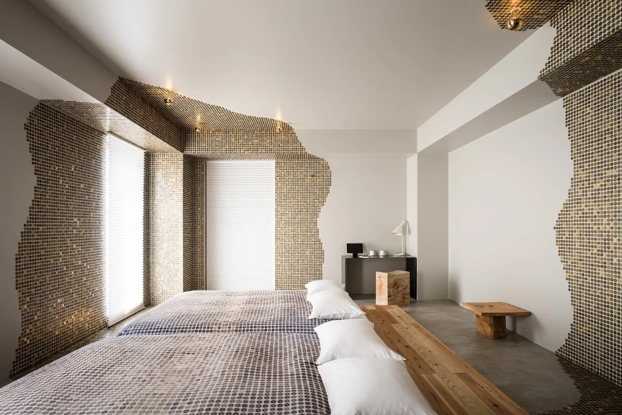 BnA Hotel Psychedelic Mural Room