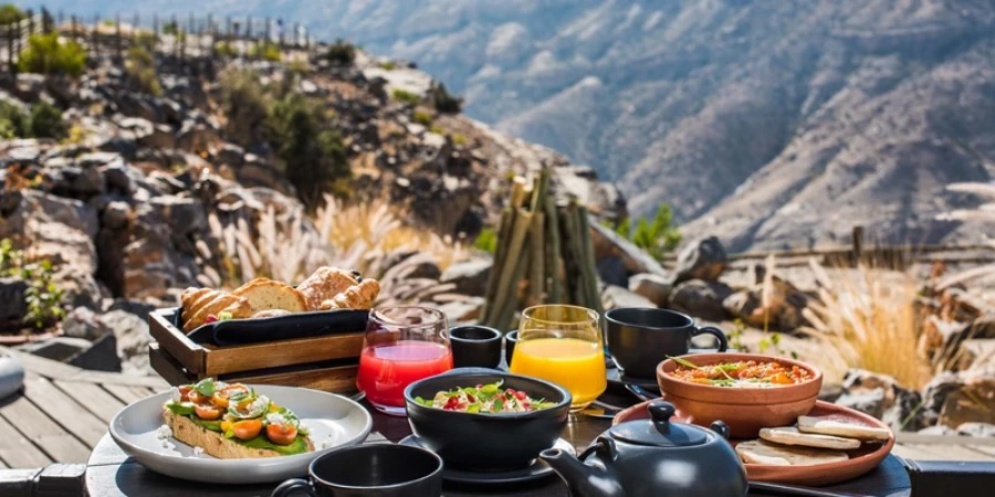 Alila Jabal Akhdar Juniper Restaurant Omani ingredients