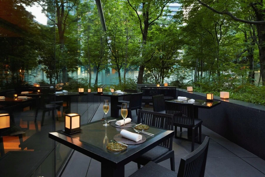 Aman Tokyo The Restaurant seasonal Japanese tasting menu