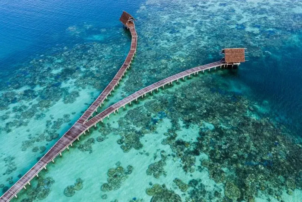 Misool Eco Resort Raja Ampat Indonesia lagoon reef marine conservation