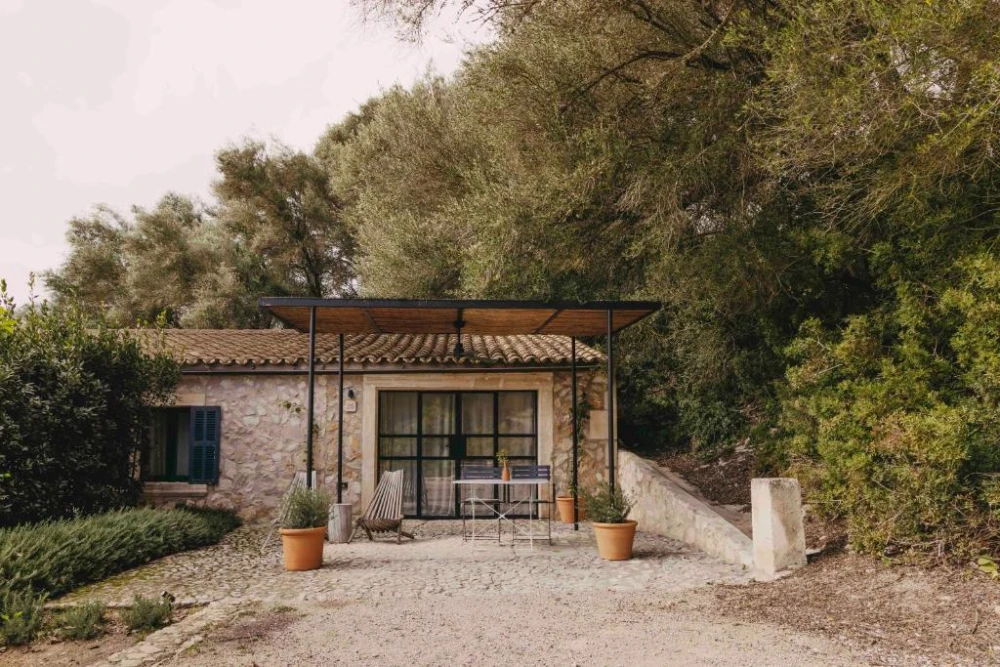 Finca Serena Mallorca organic vegetable garden estate dinner under stars