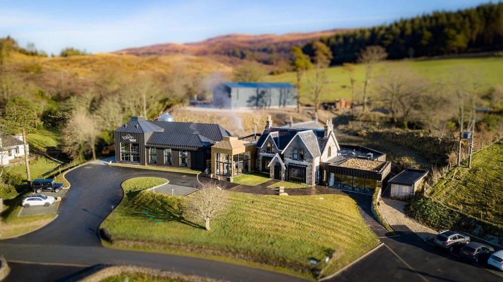 Isle of Raasay Distillery Borodale House exterior Scotland