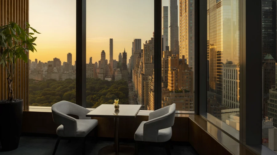 Mandarin Oriental New York Per Se chef's tasting menu plating