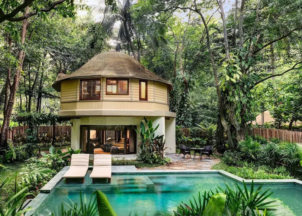 Rayavadee Krabi Thailand pavilion villa chef garden tour Andaman Sea
