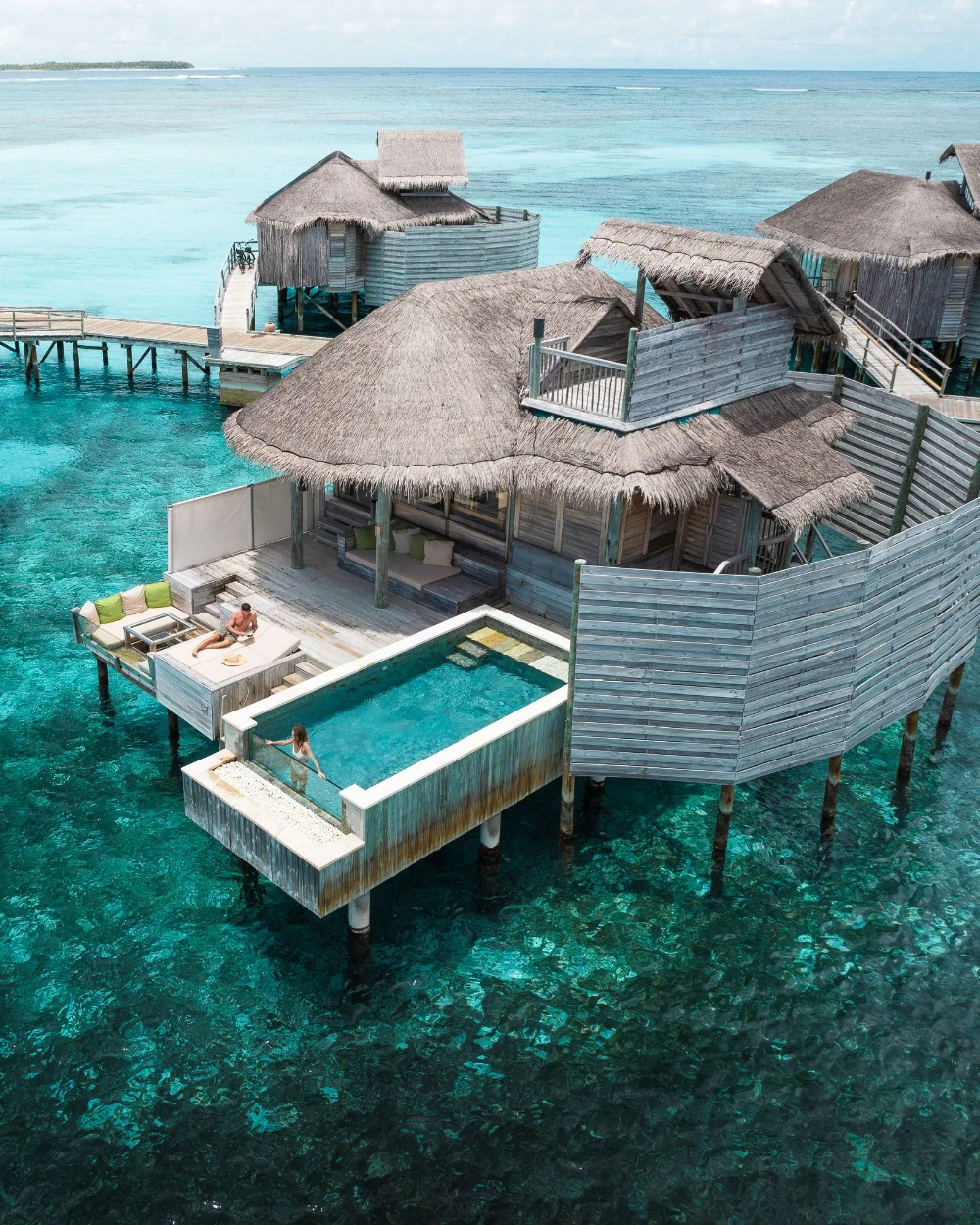 Six Senses Laamu overwater villa Laamu Atoll Maldives