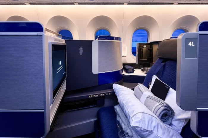 United Polaris Business Class Review: Frankfurt to Chicago (UA945) seats