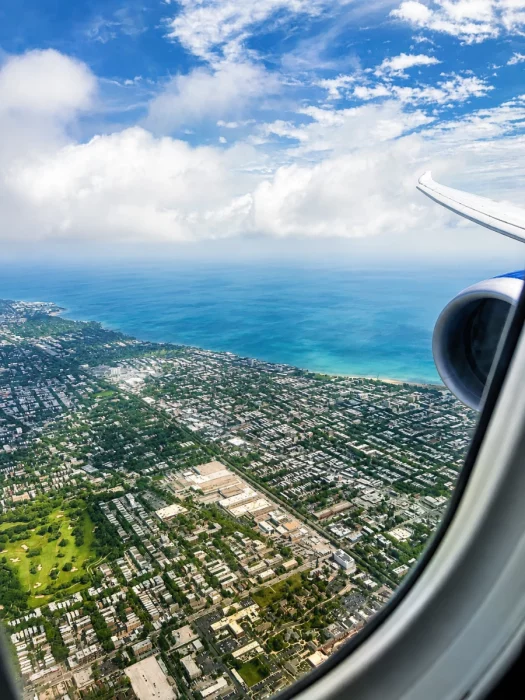 United Polaris Business Class Review: Frankfurt to Chicago (UA945) Landing in Chicago