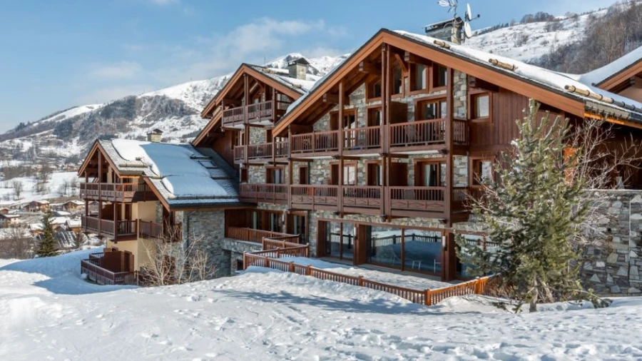 Les Chalets du Gypse French Alps chalet with a valley view