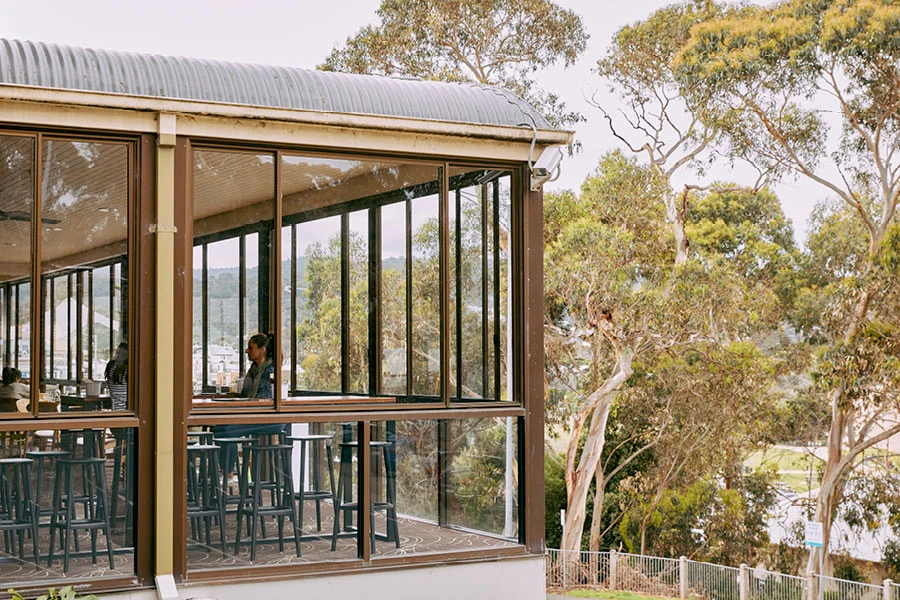 Lorne Hotel Great Ocean Road with a beach view