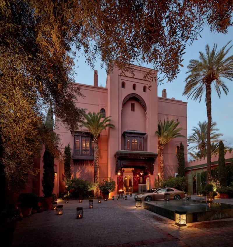 Royal Mansour Marrakech carved cedarwood artisan hotel interiors