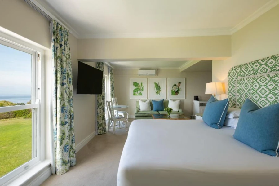 The Marine Hermanus clifftop pool with an ocean view