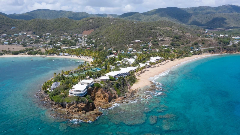 Curtain Bluff resort promontory Antigua