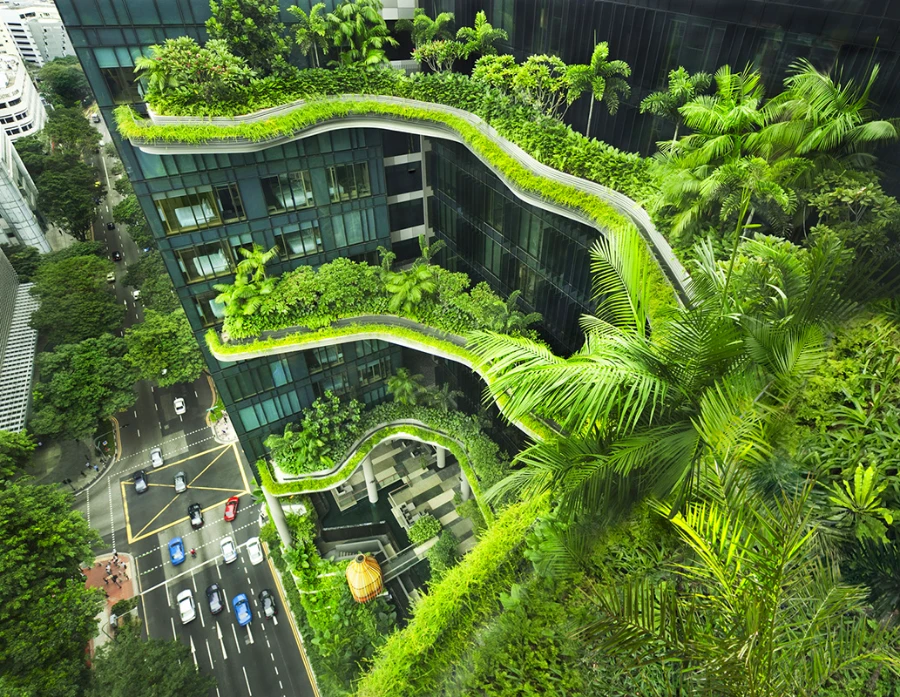 PARKROYAL COLLECTION Pickering garden sky bridge Singapore