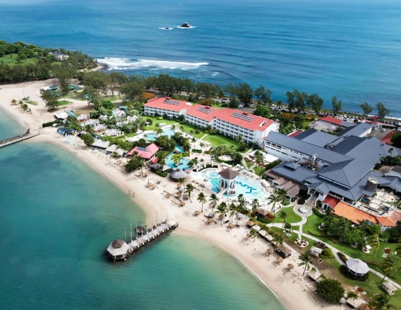 Sandals Grande St Lucian peninsula view