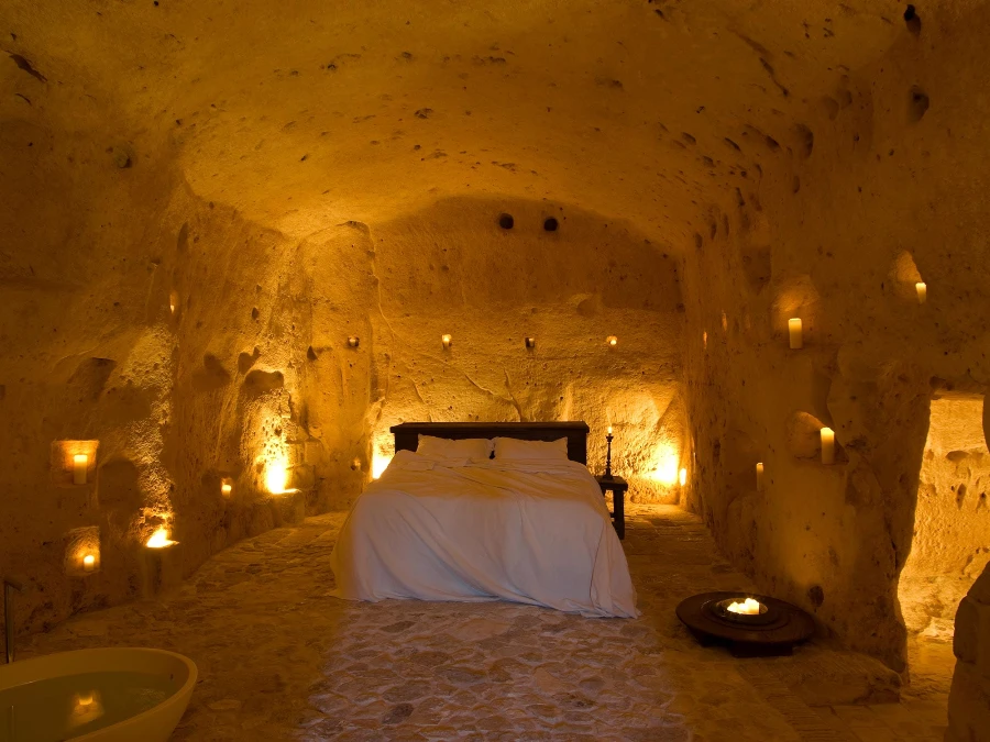 Sextantio Le Grotte della Civita ravine view Basilicata