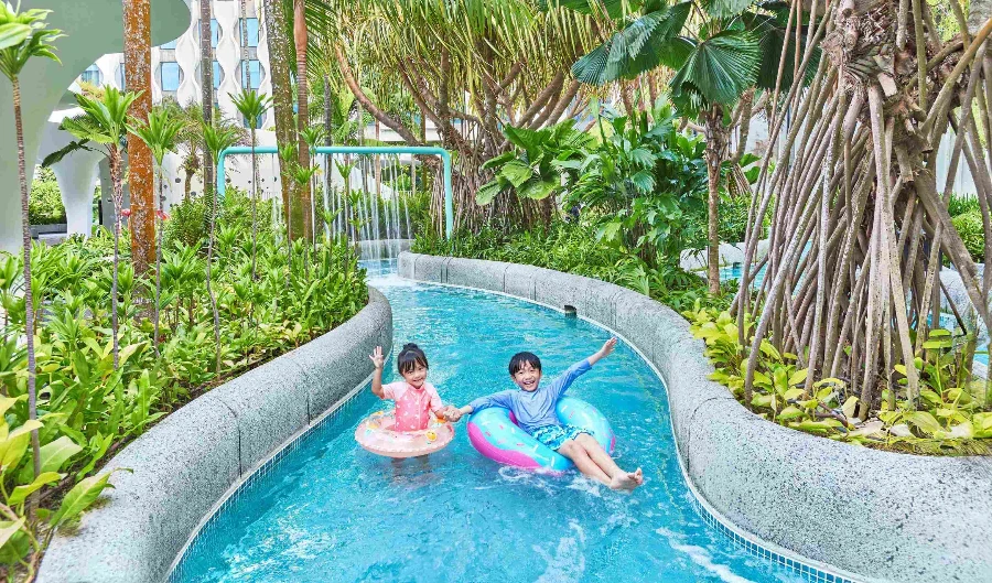Village Hotel Sentosa family room Singapore budget