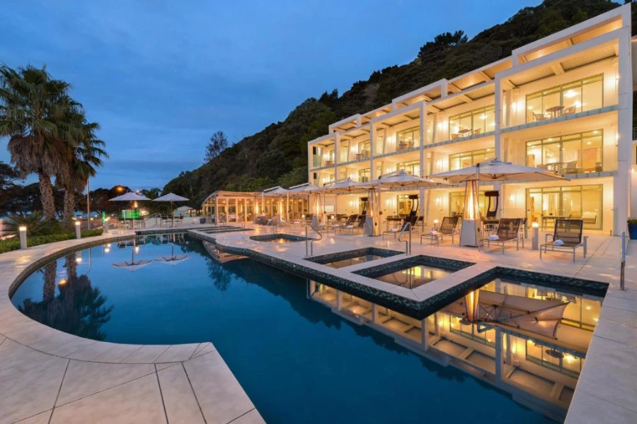 Paihia Beach Resort and Spa Pool Bay of Islands