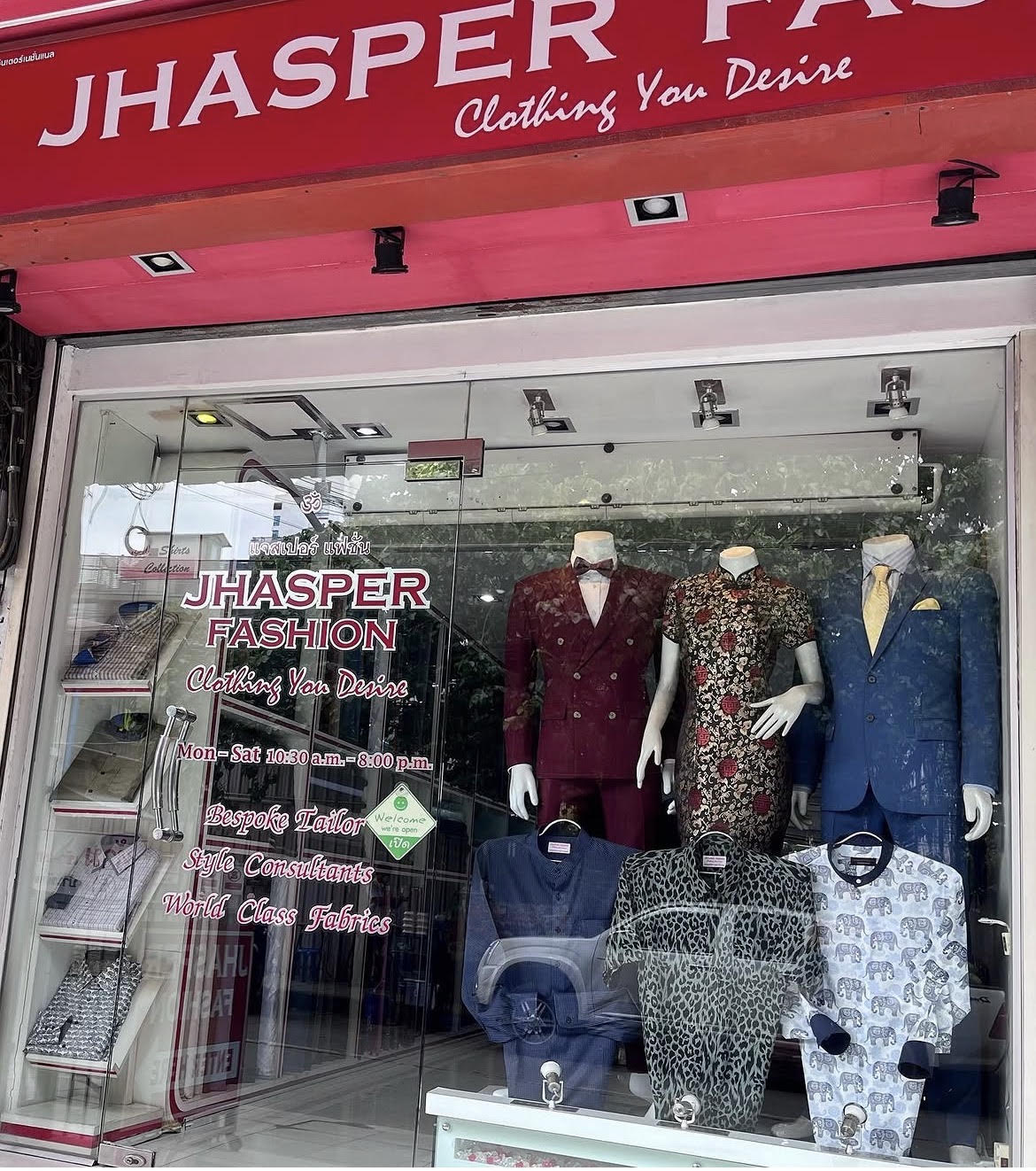 Jhasper Fashion Custom Tailors Bangkok - Top Tailor on Sukhumvit Soi 11